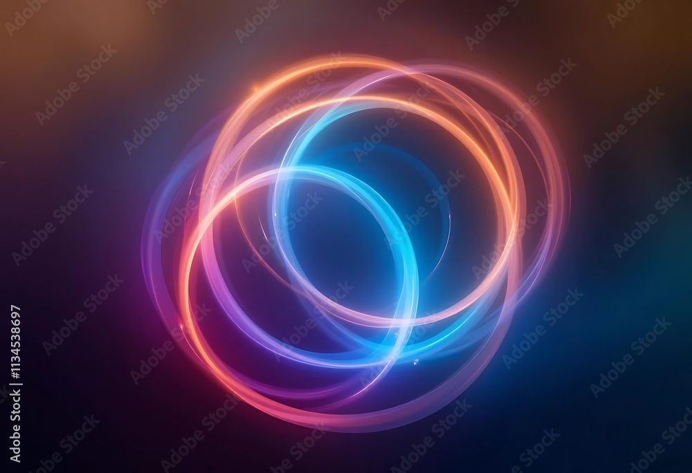 abstract background with glowing circles abstract background with glowing circles