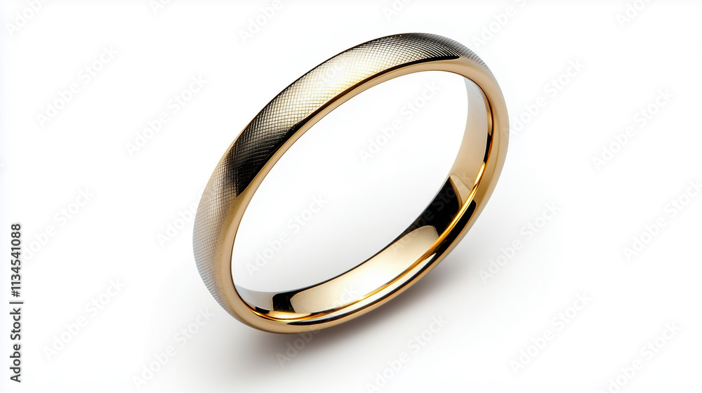 Gold wedding ring elegant design shiny texture smooth craftsmanship Gold wedding ring elegant design shiny texture smooth craftsmanship