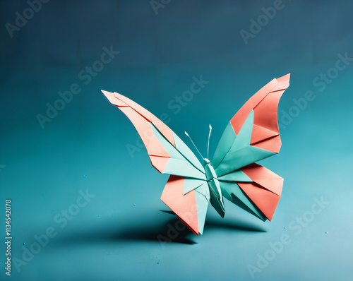  color butterfly origami
