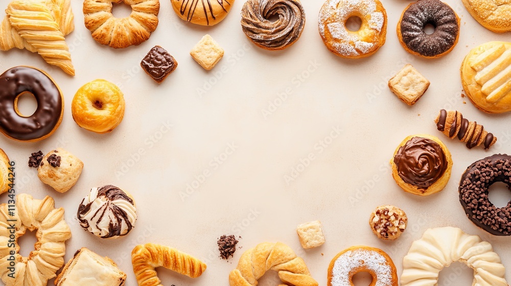 National Pastry Day Background Concept. Copy Space National Pastry Day Background Concept. Copy Space