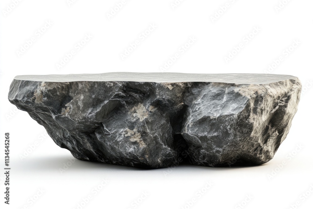 Ultra-realistic, high-quality large rock table, front view Ultra-realistic, high-quality large rock table, front view