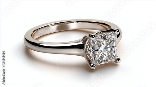 Engagement ring with sparkling diamond in elegant setting jewelry design for romantic moments and proposals