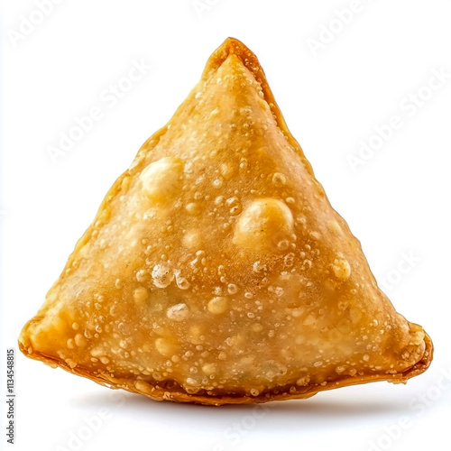 Samosa isolated on white background. photo