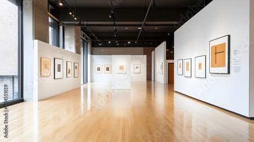 Educational exhibit about Langston Hughes exploring themes of identity and resilience