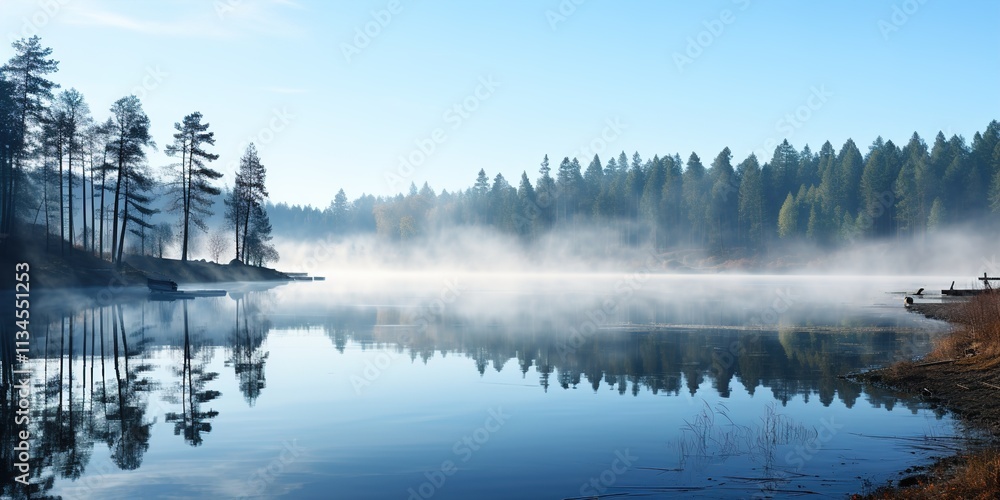Fototapeta premium reflection in the lake