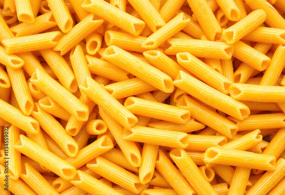 Texture of uncooked penne pasta. Food background. Texture of uncooked penne pasta. Food background.