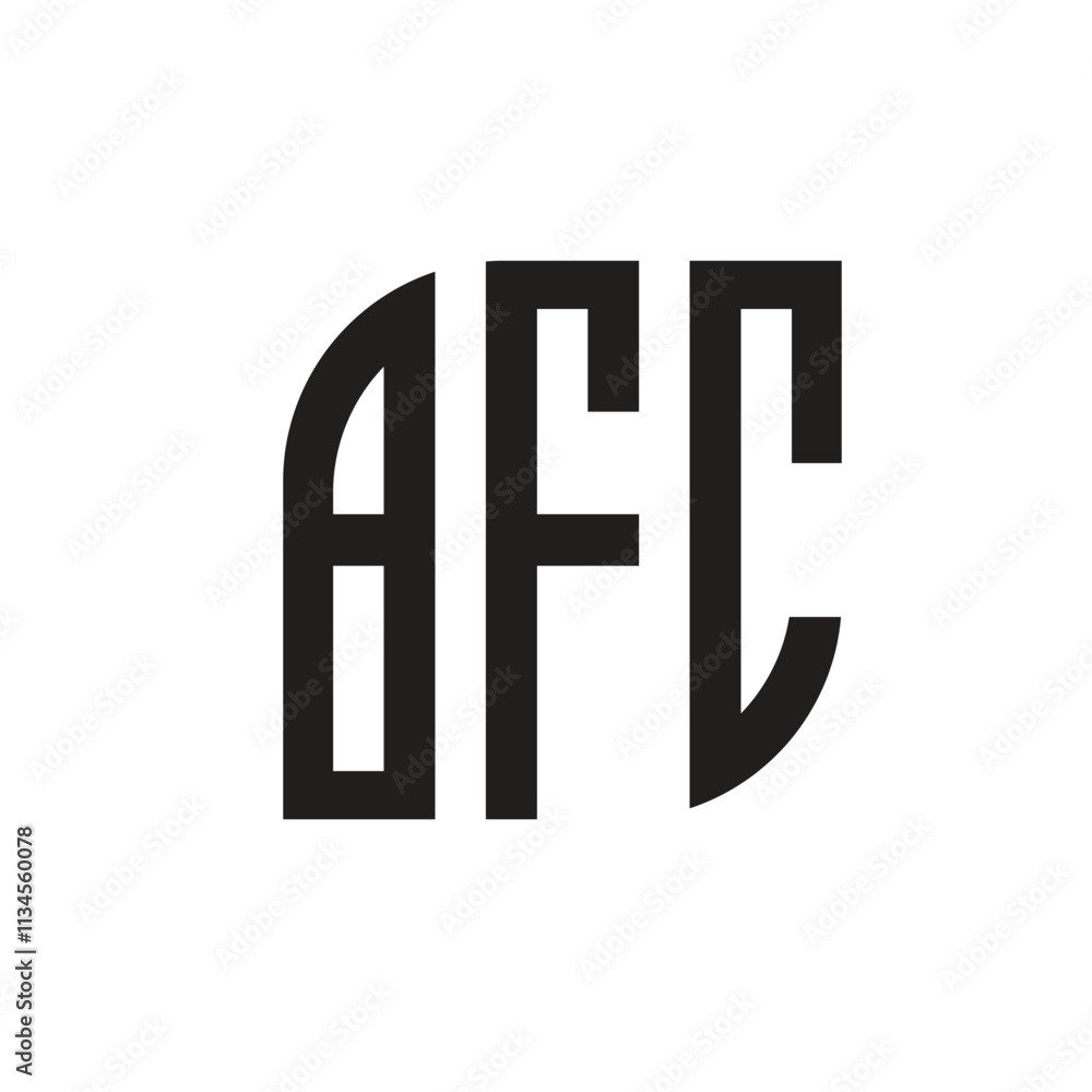 BFC letter logo design with white background in illustrator, vector logo modern alphabet font BFC letter logo design with white background in illustrator, vector logo modern alphabet font