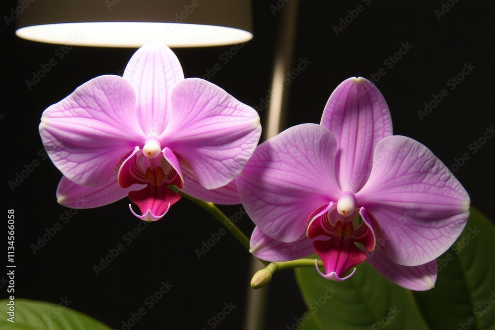 Obraz premium moth orchid blooms lamp cold winters phalaenopsis anthura narbonne