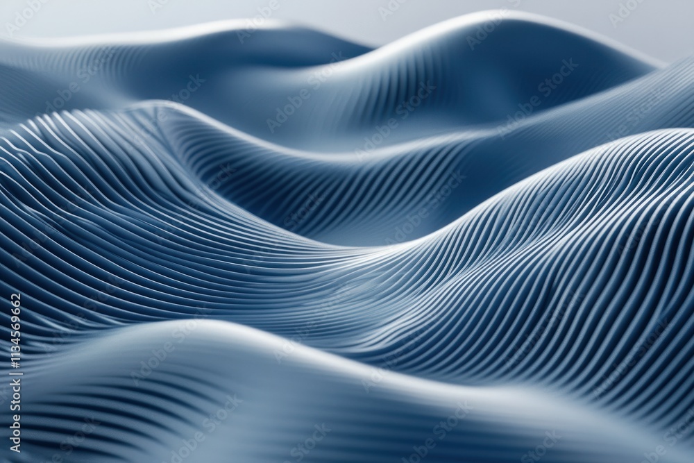 Abstract Waves in Shades of Blue Creating a Fluid Visual Flow Suitable for Backgrounds, Designs, Textures, and Artistic Displays of Motion and Depth Abstract Waves in Shades of Blue Creating a Fluid Visual Flow Suitable for Backgrounds, Designs, Textures, and Artistic Displays of Motion and Depth