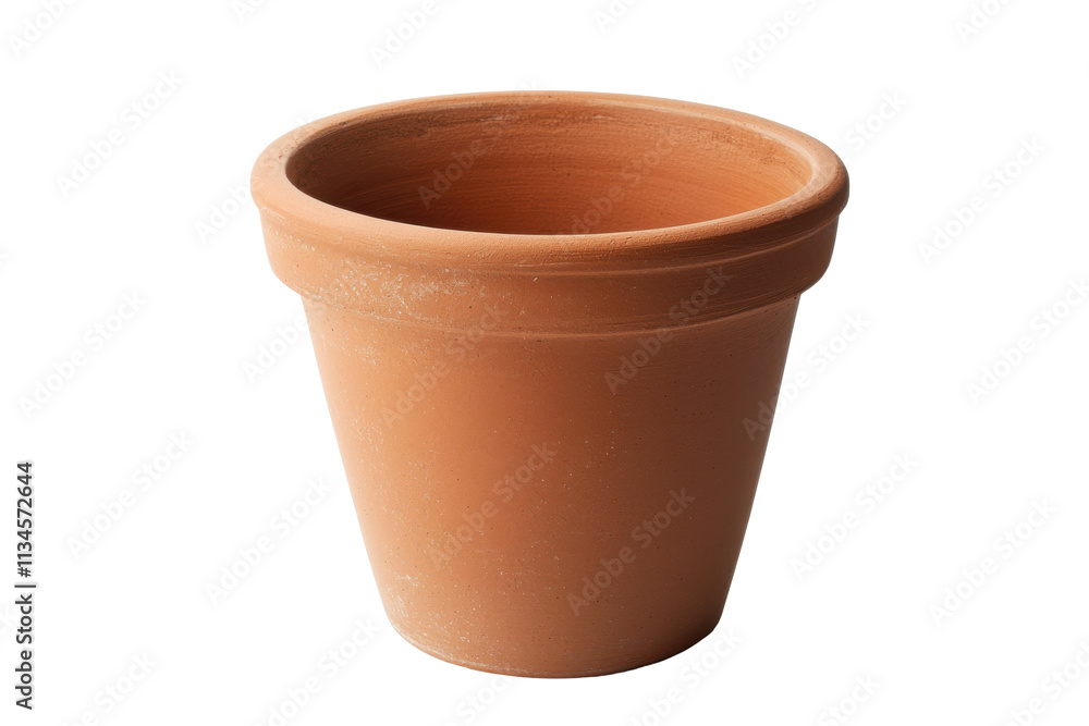 Empty Terracotta Pot Isolated on PNG Transparent Background Empty Terracotta Pot Isolated on PNG Transparent Background
