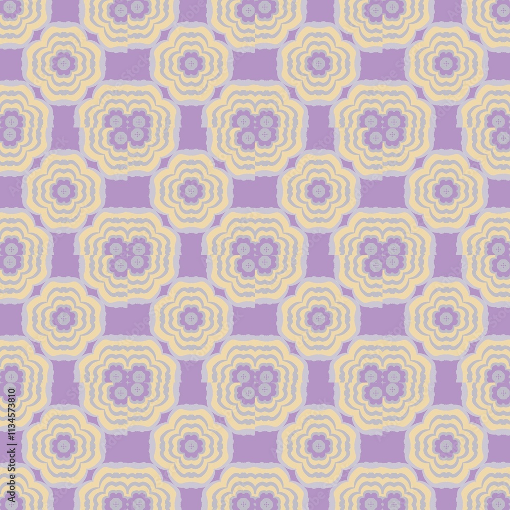 Fototapeta premium seamless pattern with flowers