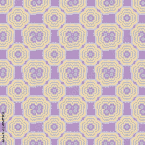 seamless pattern with flowers