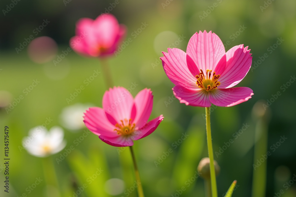 trollius flowers bloom sunny gardens asiaticus species appearing spring trollius flowers bloom sunny gardens asiaticus species appearing spring