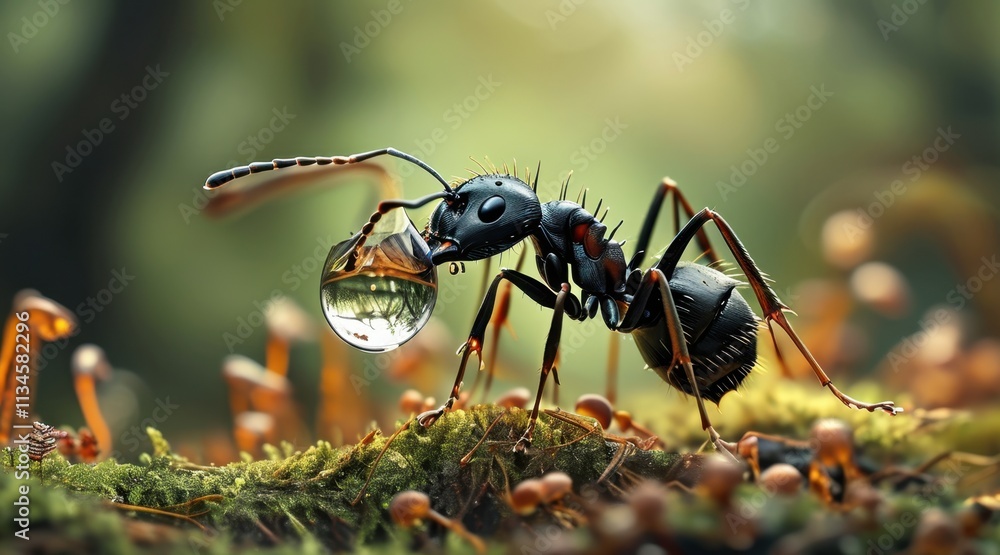 Naklejka premium Exploring the Insect World