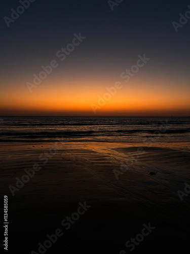 Sunset on the beach at Madh Island, Mumbai | Madh Island Mumbai | golden sunset on the beach | silver beach | arabian sea | mumbai beach | waves of water in the sea | sunset on the seashore 