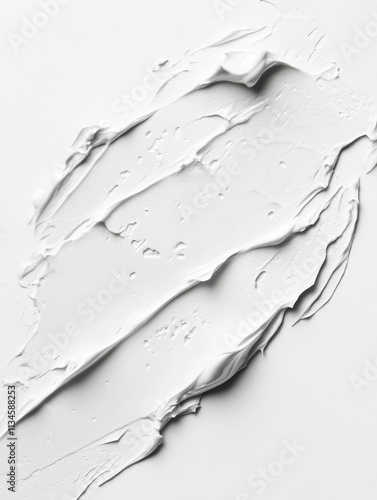 White cosmetic cream texture