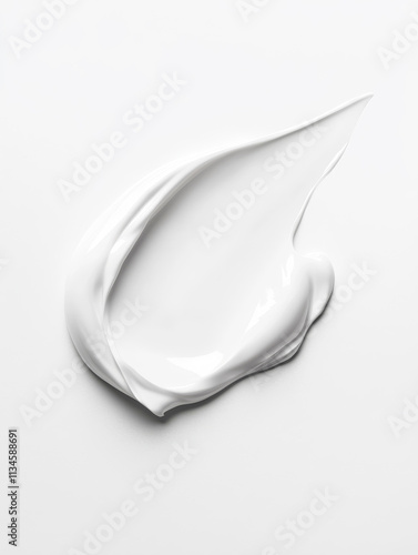 White cosmetic cream texture