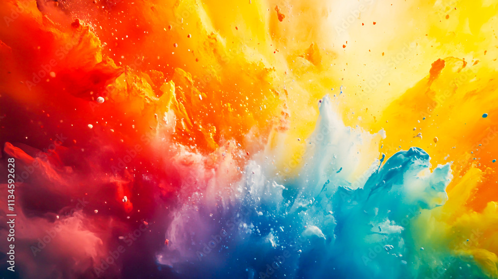 A Vibrant Explosion of Color and Movement A Vibrant Explosion of Color and Movement