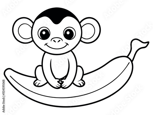 Capuchin monkey vector silhouette on white background. A gibbon on a white background. Wild Animals. Monkey silhouettes isolated. Capuchin monkey and chimpanzee hanging.