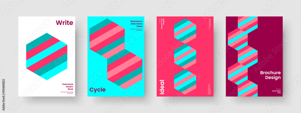 Obraz premium Isolated Background Design. Abstract Brochure Layout. Creative Business Presentation Template. Report. Book Cover. Flyer. Banner. Poster. Handbill. Journal. Magazine. Brand Identity. Portfolio