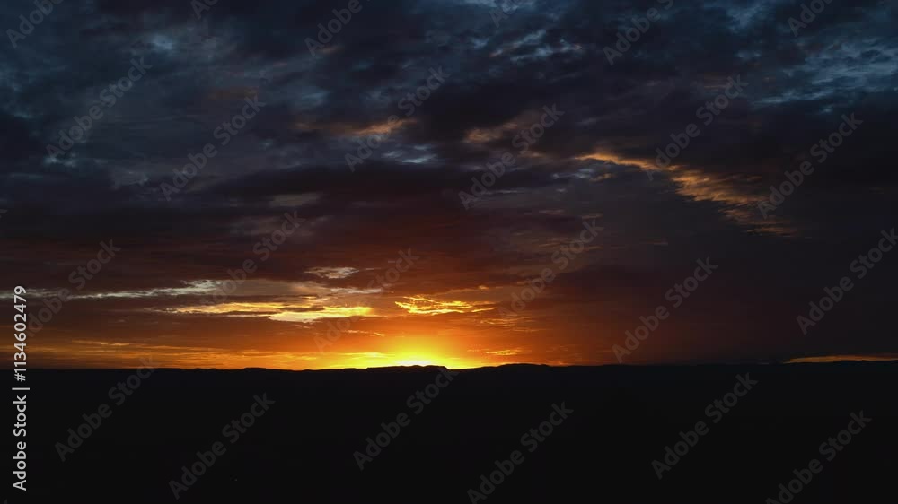 Dramatic Storm Clouds at Sunrise Timelapse Dramatic Storm Clouds at Sunrise Timelapse