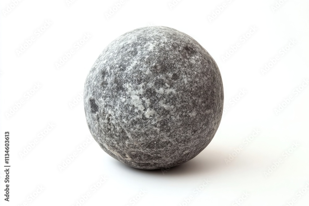 a ball of gray limestone a ball of gray limestone