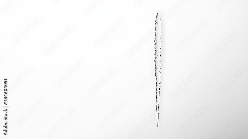 Frozen Elegance: A Minimalist Icicle Frozen Elegance: A Minimalist Icicle