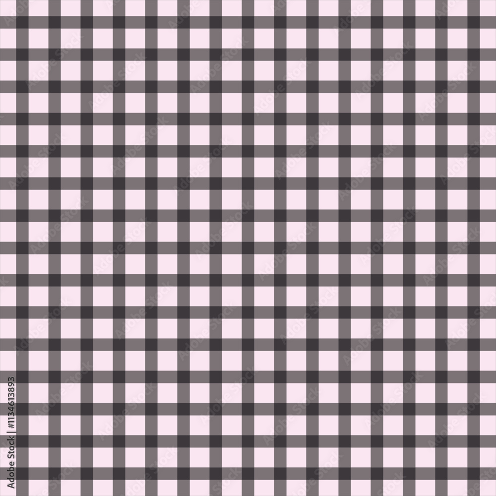 Obraz premium Gingham Checkered Pattern Seamless Background for Fabric Tablecloth and Textile Designs