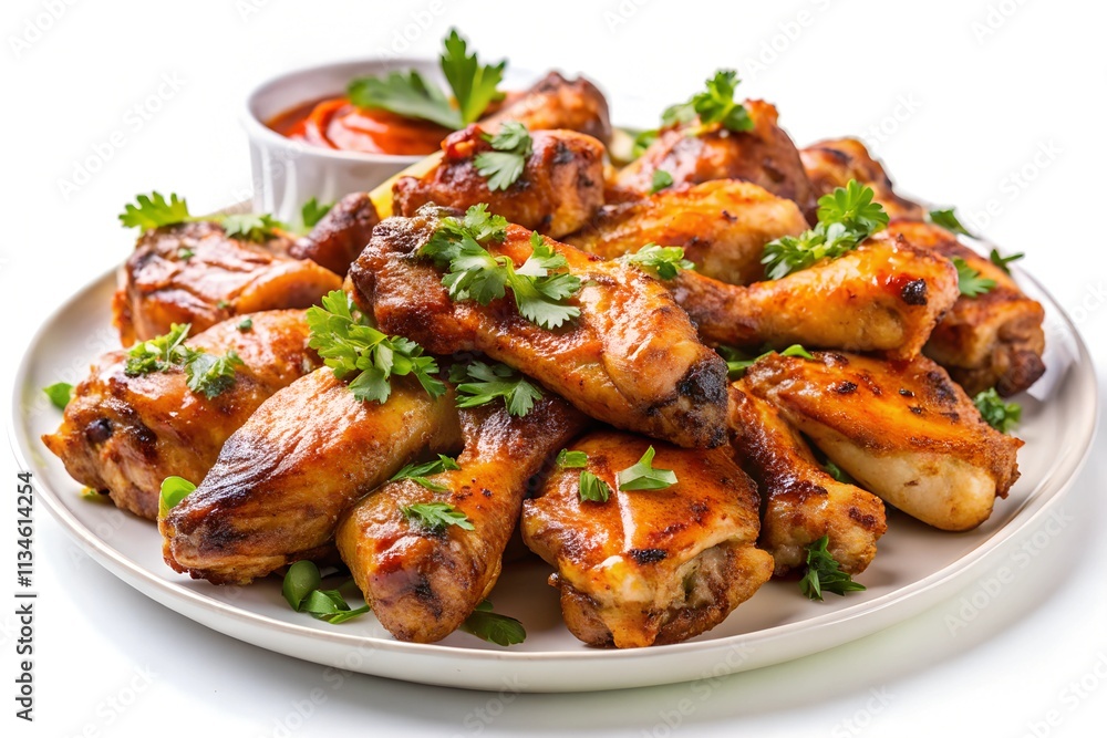 Wings with vegetables Wings with vegetables