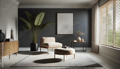 Minimalist Serenity: Neutral Tones and Natural Light.