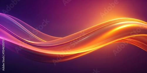 Wallpaper Mural Smooth flowing orange to purple gradient waves loop with gentle light glows, vibrant, gradient, waves, loop, smooth, flowing, orange Torontodigital.ca