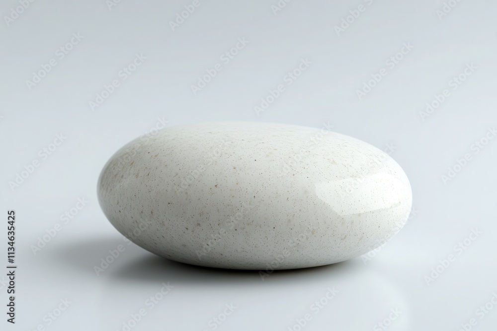 a rounded white stone enameled shine a rounded white stone enameled shine