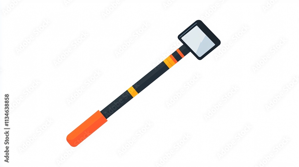 Professional Selfie Stick Icon 2D Flat Vector Image Professional Selfie Stick Icon 2D Flat Vector Image