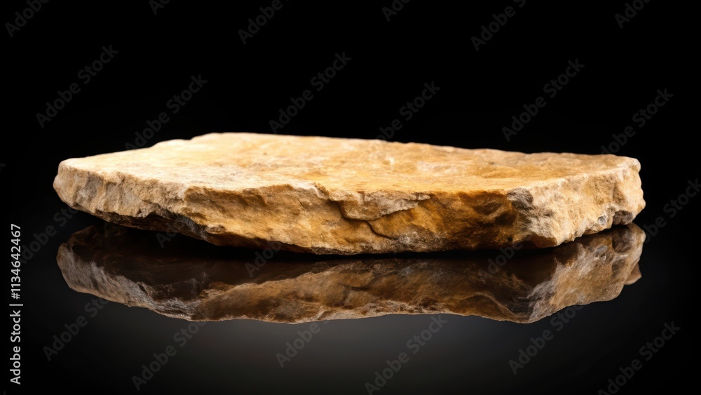 Large flat rock isolated on black background, rock, isolated, black, background, stone, boulder, texture, solid, surface, natural Large flat rock isolated on black background, rock, isolated, black, background, stone, boulder, texture, solid, surface, natural