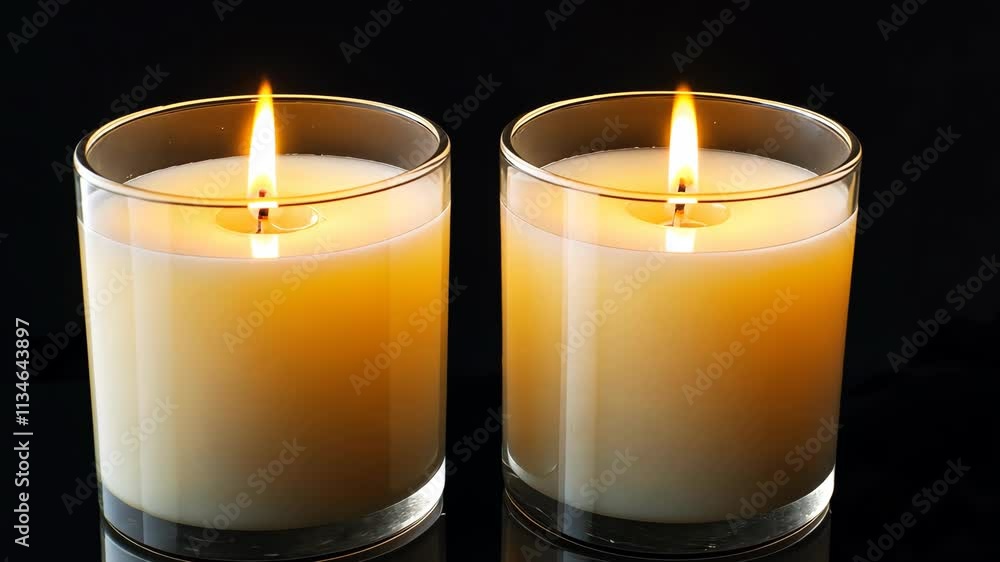 Minimalistic Glass Candles with Soft Warm Glow
Minimalistic Glass Candles with Soft Warm Glow