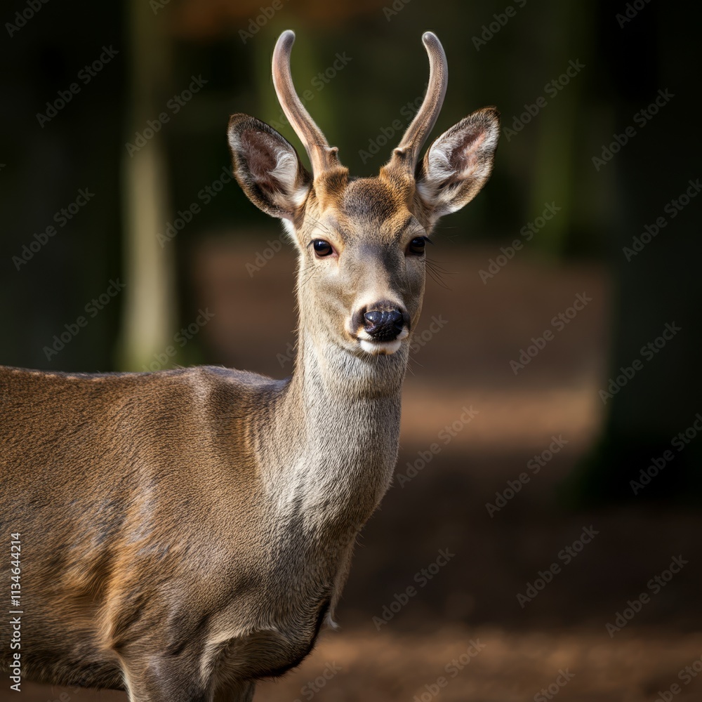 White Tailed Deer Outdoors against green foliage
White Tailed Deer Outdoors against green foliage