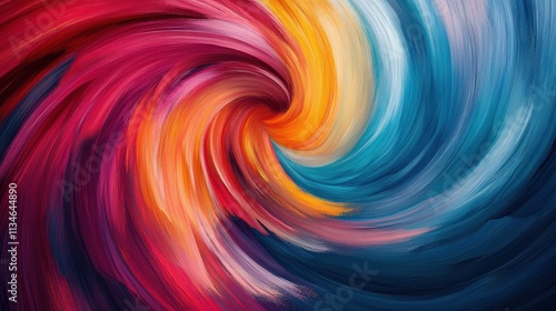 Vibrant Abstract Swirls of Colorful Motion and Energy