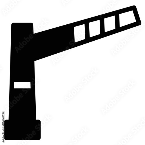 Barrier Security Signs Glyph Icon