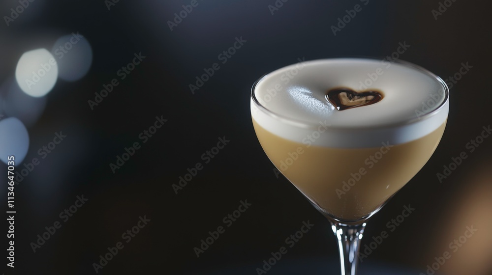 Romantic Egg White Sour Cocktail with Velvety Foam and Heart-Shaped Garnish, Perfect for Valentine’s Day, Celebrating Love with Its Creamy Texture and Citrus Notes
Romantic Egg White Sour Cocktail with Velvety Foam and Heart-Shaped Garnish, Perfect for Valentine’s Day, Celebrating Love with Its Creamy Texture and Citrus Notes