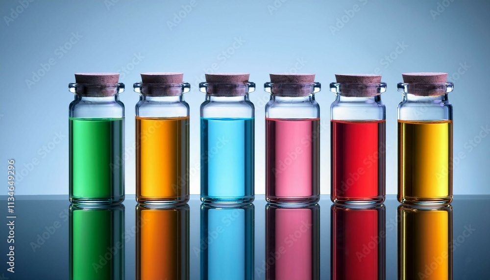 tubes with liquid tubes with liquid