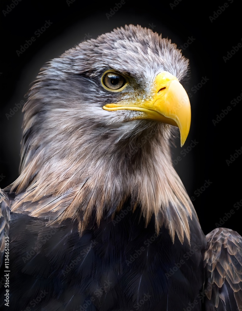 Eagle Intense Gaze. Close-up of an eagle Eagle Intense Gaze. Close-up of an eagle