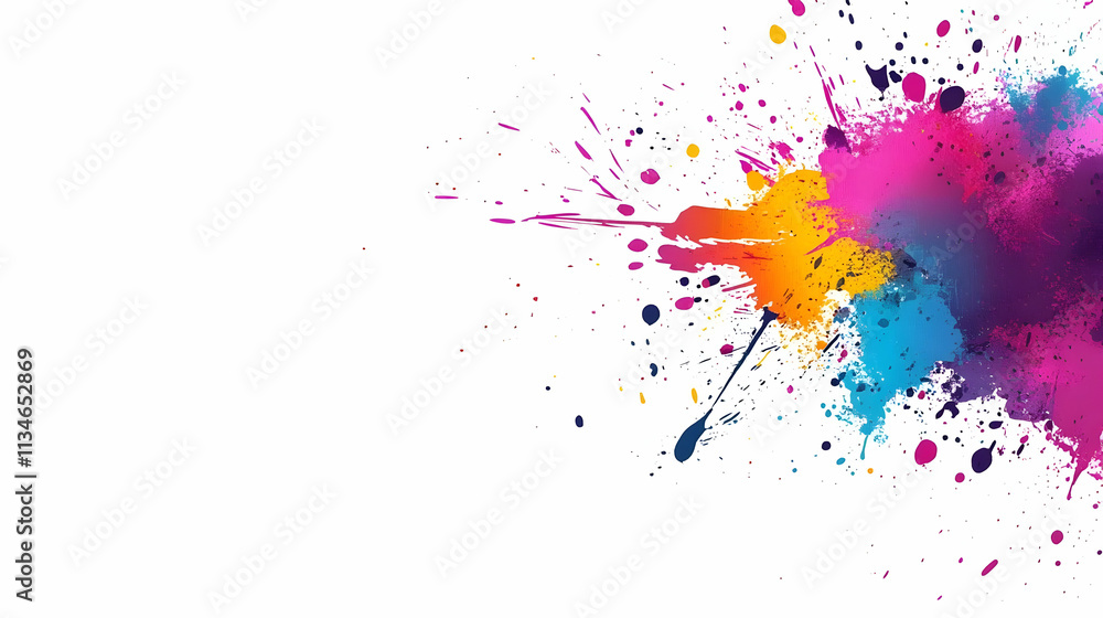 Abstract Paint Splatter Background Illustration Abstract Paint Splatter Background Illustration