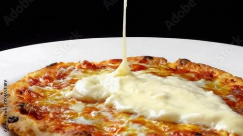 Various delicious foods with melted cheese