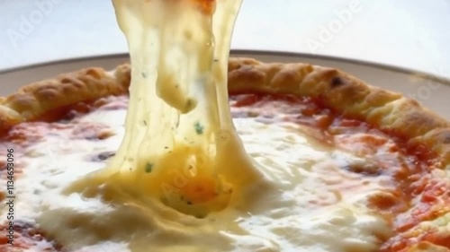 Various delicious foods with melted cheese