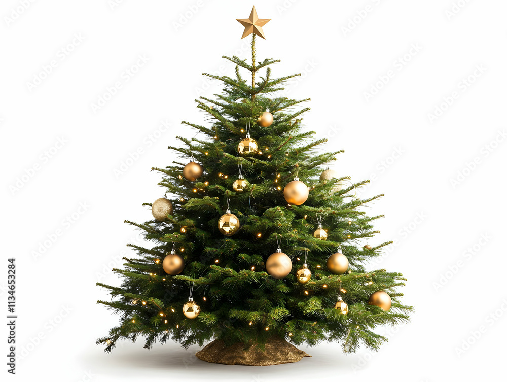 Gold Christmas Tree Photo Gold Christmas Tree Photo