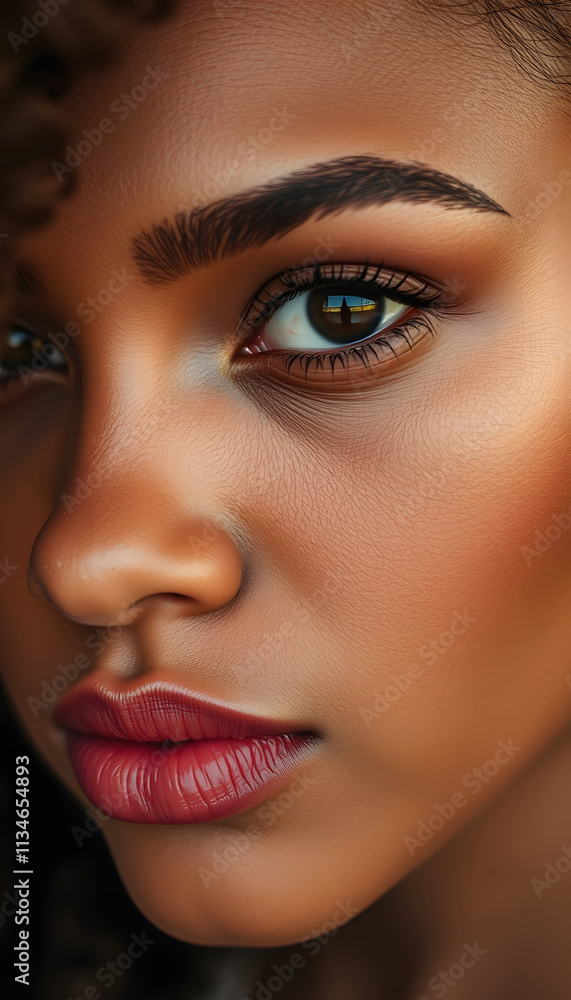Close up of interracial pretty women with different types of skin, with white tones Close up of interracial pretty women with different types of skin, with white tones