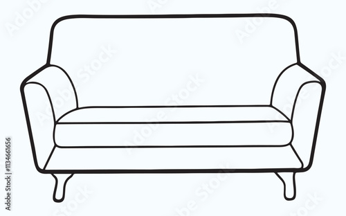 Sofa line icon