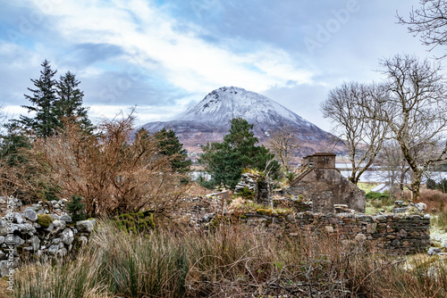 The lost village of Glenthornan by Dunlewey in County Donegal - Ireland photo