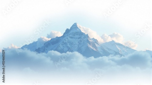 Wallpaper Mural mountains in the snow Torontodigital.ca