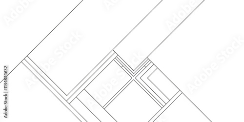 modern and industrial concept geometric abstract patterns, geometric pattern with randomized arranging lines, Paper geometric composition with abstract lines, Abstract geometric and stripe lines.